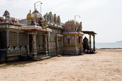 Hindu temple in Trincomalee Stock Photos