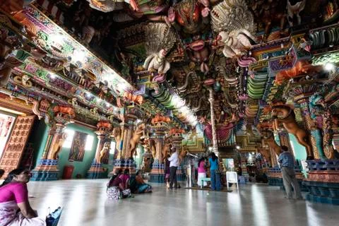 Hindu temple in Trincomalee Stock Photos