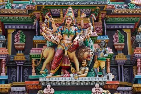 Hindu temple in Trincomalee Stock Photos