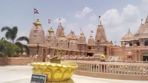 Hindu temple Vadodara Stock Footage 157288088