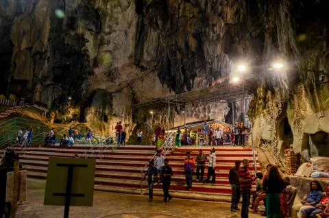 Hindu Temples In Batu Caves, Kuala Lumpur Stock Photos