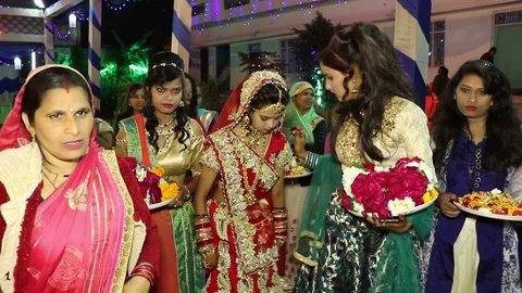 Hindu wedding ceremony 库存影片 87102159