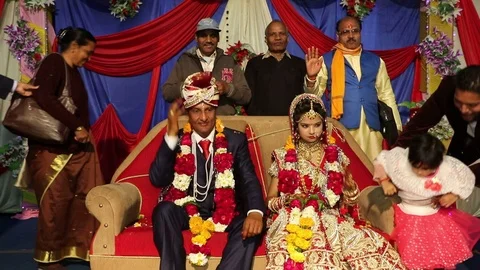 Hindu wedding ceremony Stock Footage 87102163
