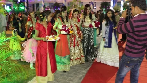 Hindu wedding ceremony Video stock 87102175
