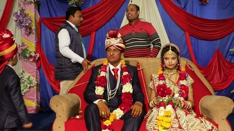 Hindu wedding ceremony Stock Footage 87102241