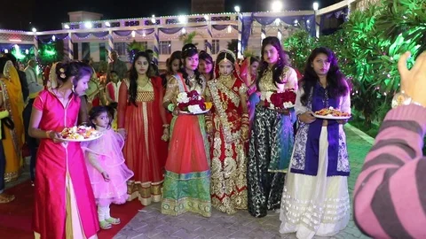 Hindu wedding ceremony 库存影片 87102248