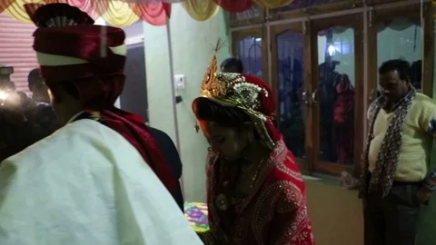 Hindu wedding ceremony Stock Footage 87102443