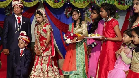Hindu wedding ceremony Stock Footage 87102524
