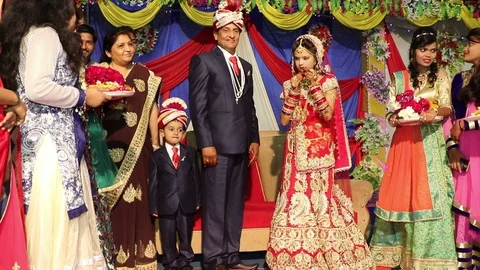 Hindu wedding ceremony 库存影片 87102686