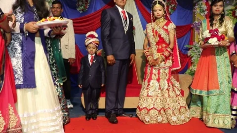 Hindu wedding ceremony 库存影片 87102720