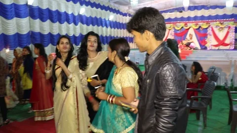 Hindu wedding ceremony 库存影片 87102812