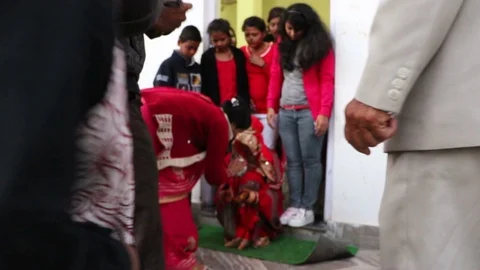 Hindu wedding ceremony 库存影片 87103113
