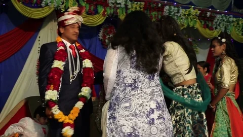 Hindu wedding ceremony 库存影片 87103260