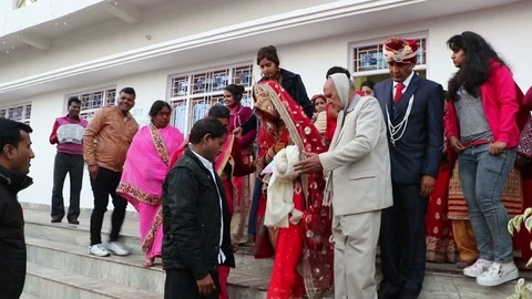 Hindu wedding ceremony 스톡 동영상 87103682