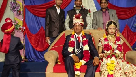 Hindu wedding ceremony 스톡 동영상 87103811