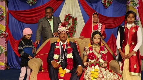 Hindu wedding ceremony 库存影片 87103842
