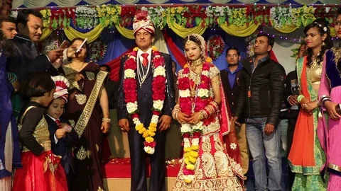Hindu wedding ceremony 스톡 동영상 87103884