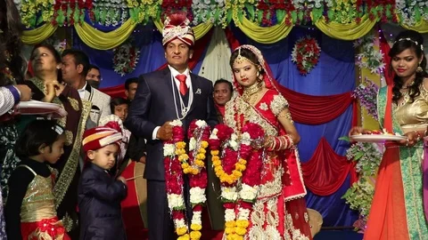 Hindu wedding ceremony 스톡 동영상 87103904