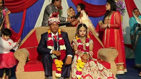 Hindu wedding ceremony 스톡 동영상 87103944