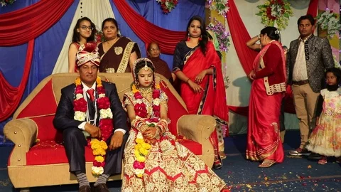 Hindu wedding ceremony 스톡 동영상 87103973
