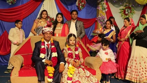 Hindu wedding ceremony 스톡 동영상 87104025