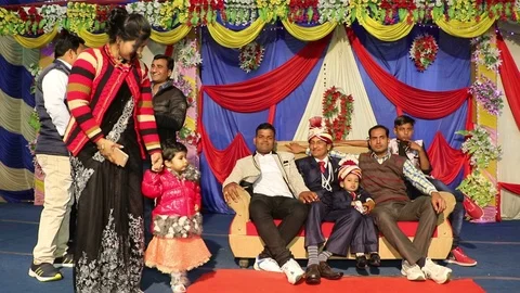 Hindu wedding ceremony 库存影片 87104064