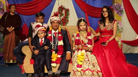 Hindu wedding ceremony 스톡 동영상 87104120