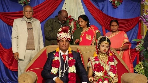 Hindu wedding ceremony 库存影片 87104189