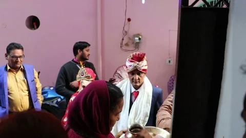 Hindu wedding ceremony 스톡 동영상 87104323
