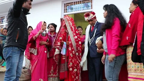 Hindu wedding ceremony 스톡 동영상 87104422