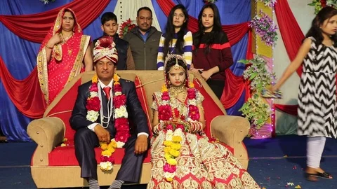 Hindu wedding ceremony 스톡 동영상 87104437