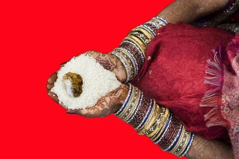 Hindu wedding function Uttar Pradesh India Asia Copyright: xArunxMishra/Di... Foto stock
