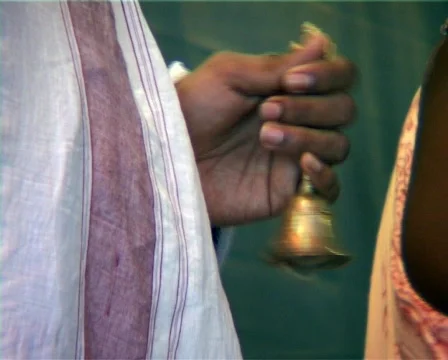 Hinduism Bell Ringing Stock Footage 282192