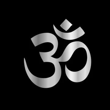 Hinduism pranava Stock Illustration