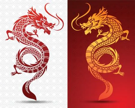 Hinese Dragon Stock Illustration