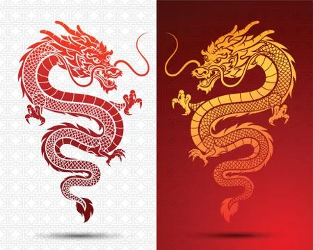 Hinese Dragon Stock Illustration