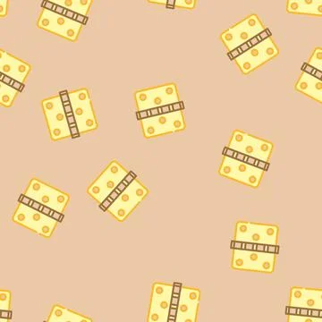 Hinge hardware furniture fitting vector seamless pattern Illustrazione stock