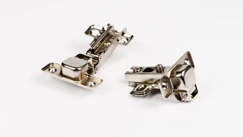 Hinge laid on for the cabinet. Stock Footage 238497335