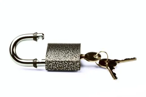 Hinged lock Stock Photos