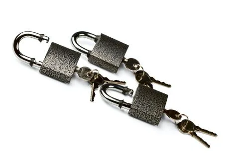 Hinged lock Stock Photos