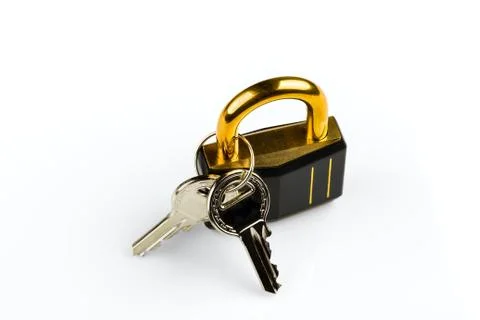 Hinged lock Stock Photos