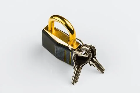 Hinged lock Stock Photos