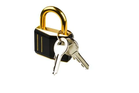 Hinged lock Foto stock