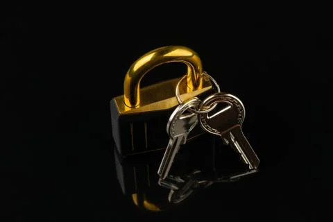 Hinged lock Stock Photos