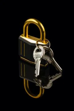 Hinged lock Stock Photos