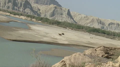 Hingol river Stock Footage 202150731