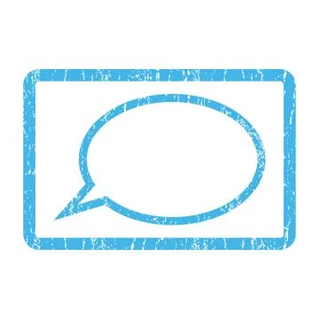 Hint Cloud Icon Rubber Stamp Illustrazione stock