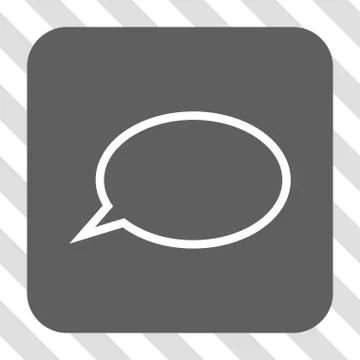 Hint Cloud Rounded Square Button 스톡 일러스트