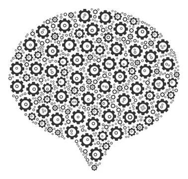 Hint Composition of Cog Stock Illustration