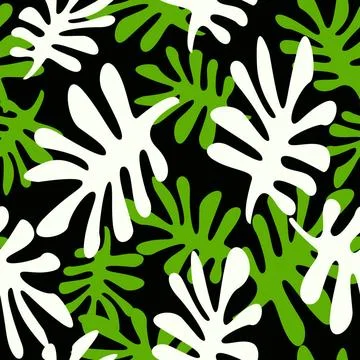 Hinter großen Blättern seamless pattern with leaves Copyright: xZoonar.com. Stock Photos